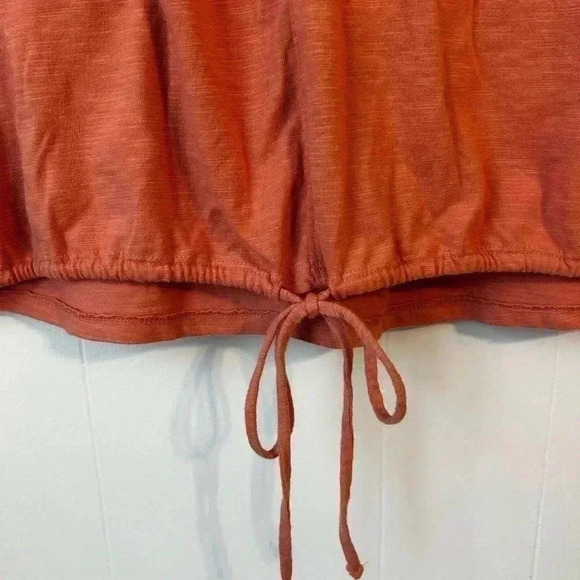 Size medium St. John’s Bay‎ short sleeve shirt.NWT 2 tone Orange rust E-4 - Picture 3 of 7